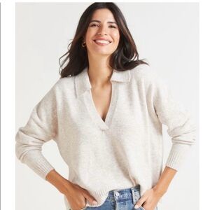 Jamison Cameron Polo Pullover Sweater